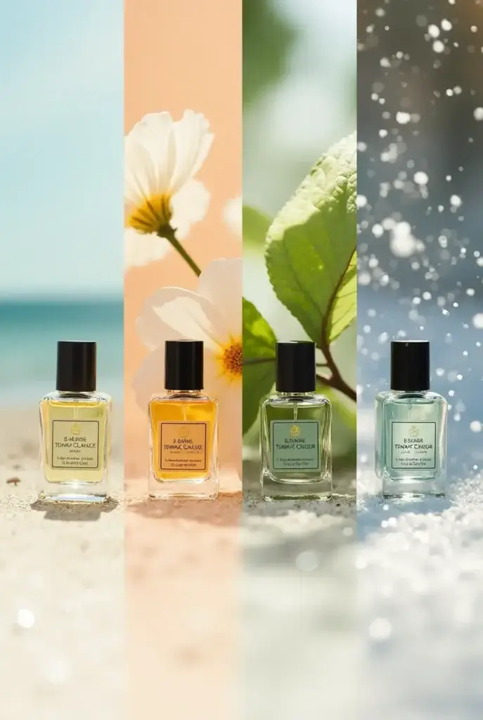Best perfume for men seasonal fragrance guide showing spring summer fall winter colognes